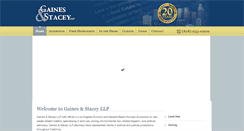Desktop Screenshot of gaineslaw.com